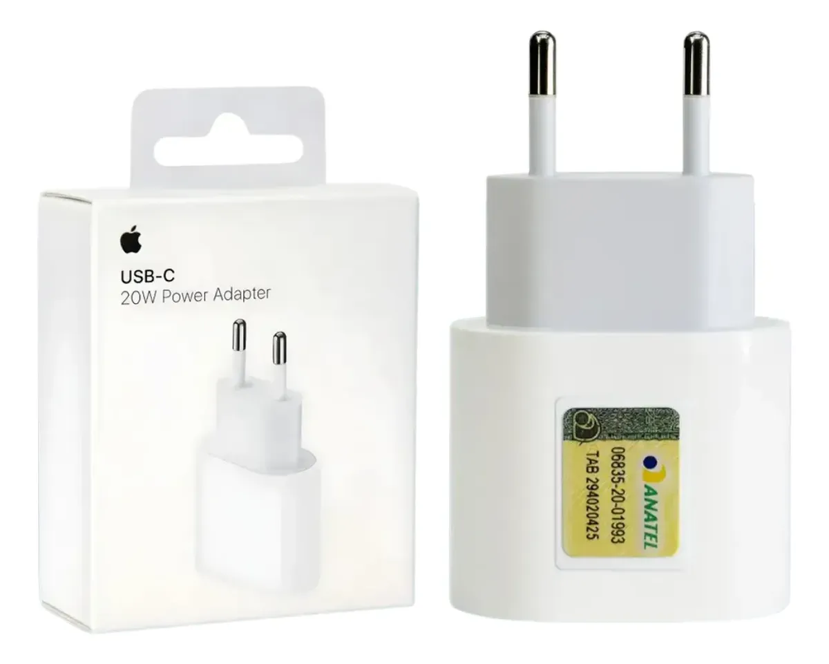 Carregador Fonte Iphone Original 20w Tipo C Turbo - Imagem 4