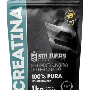Creatina 1kg Suplemento Monohidratada em pó 100% Pura - Soldiers Nutrition